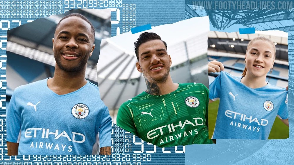Manchester City 21-22 Home Kit Released - Footy Headlines